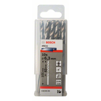 BOSCH Vrtáky do kovu HSS-G, DIN 338, 10 ks 2608585498