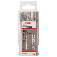 BOSCH Vrtáky do kovu HSS-G, DIN 338, 10 ks 2608585494
