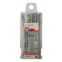 BOSCH Vrták do kovu PRO Metal HSS-G standardní délky, 5,4 × 57 × 93 mm, 10 ks 2608585493