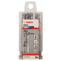 BOSCH Vrtáky do kovu HSS-G, DIN 338, 10 ks 2608585492