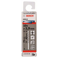 BOSCH Vrtáky do kovu HSS-G, DIN 338, 10 ks 2608585485
