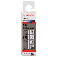 BOSCH Vrtáky do kovu HSS-G, DIN 338, 10 ks 2608585483
