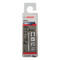 BOSCH Vrtáky do kovu HSS-G, DIN 338, 10 ks 2608585468