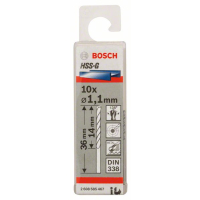 BOSCH Vrtáky do kovu HSS-G, DIN 338, 10 ks 2608585467