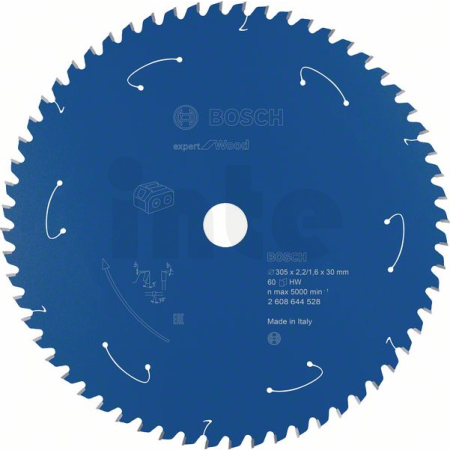 BOSCH Pilový kotouč Expert for Wood pro akumulátorové pily 305×2,2/1,6×30 T60 2608644528