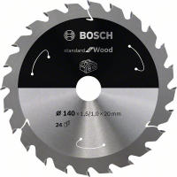BOSCH Pilový kotouč Standard for Wood pro akumulátorové pily 140 × 1,5/1 × 20 T24 2608837671