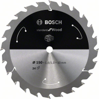 BOSCH Pilový kotouč Standard for Wood pro akumulátorové pily 150 × 1,6/1 × 10 T24 2608837673
