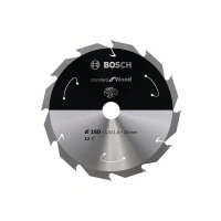 BOSCH Pilový kotouč Standard for Wood pro akumulátorové pily 160 × 1,5/1 × 20 T12 2608837675