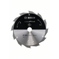 BOSCH Pilový kotouč Standard for Wood pro akumulátorové pily 165 × 1,5/1 × 20 T12 2608837684