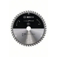 BOSCH Pilový kotouč Standard for Wood pro akumulátorové pily 165 × 1,5/1 × 20 T48 2608837687
