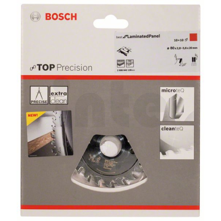 BOSCH Předřezový kotouč Top Precision Laminated Panel 2608642126