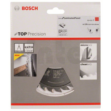 BOSCH Předřezový kotouč Top Precision Laminated Panel 2608642129
