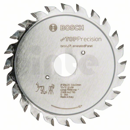 BOSCH Předřezový kotouč Top Precision Laminated Panel 2608642130