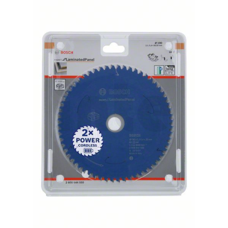 BOSCH Pilový kotouč Expert for Laminated Panel pro akumulátorové pily 190×2,1/1,4×30 T60 2608644550
