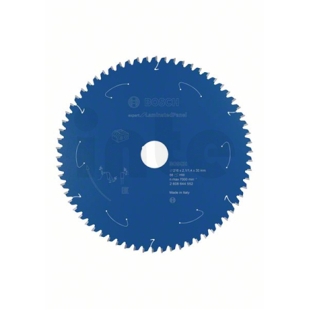 BOSCH Pilový kotouč Expert for Laminated Panel pro akumulátorové pily 216×2,1/1,4×30 T66 2608644552