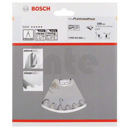 BOSCH Kónický předřezávací kotouč Best for Laminated Panel 2608642606