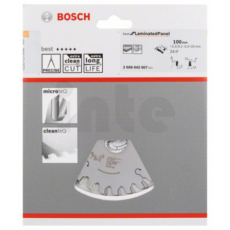 BOSCH Kónický předřezávací kotouč Best for Laminated Panel 2608642607