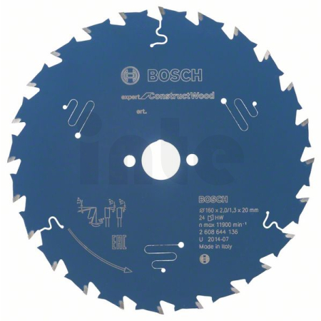 BOSCH Pilový kotouč Expert for Construct Wood 2608644136