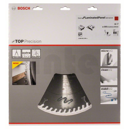 BOSCH Pilový kotouč do okružních pil Top Precision Best for Laminated Panel Abrasive 2608642106