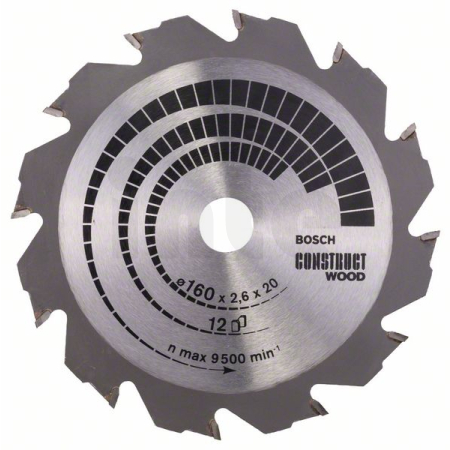 BOSCH Pilový kotouč Construct Wood 2608640630