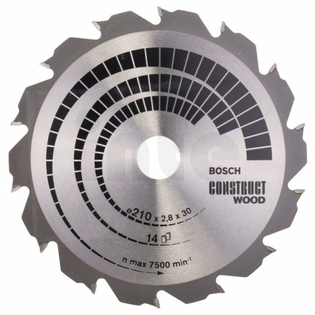 BOSCH Pilový kotouč Construct Wood 2608640634