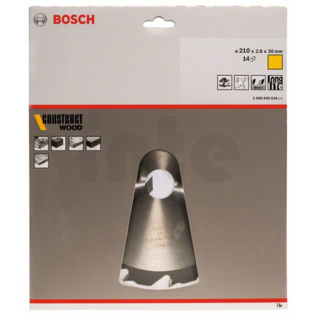 BOSCH Pilový kotouč Construct Wood 2608640634