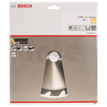 BOSCH Pilový kotouč Construct Wood 2608640636