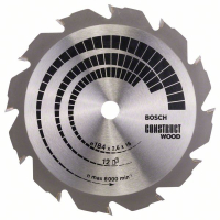 BOSCH Pilový kotouč Construct Wood 2608641200