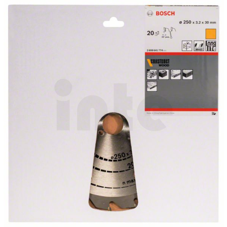 BOSCH Pilový kotouč Construct Wood 2608641774