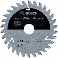 BOSCH Pilový kotouč Standard for Multi Material pro akumulátorové pily 85×1,5/1×15 T30 2608837752
