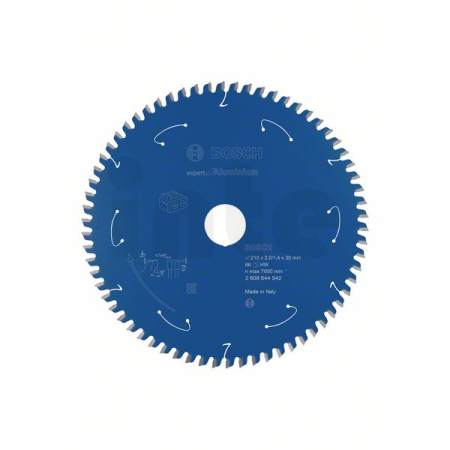 BOSCH Pilový kotouč Expert for Aluminium pro akumulátorové pily 210×2/1,4×30 T66 2608644542