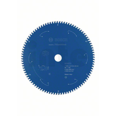 BOSCH Pilový kotouč Expert for Aluminium pro akumulátorové pily 305×2,4/1,8×30 T96 2608644547