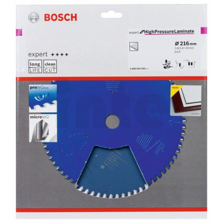 BOSCH Pilový kotouč Expert for High Pressure Laminate 216 × 30-64 2608644355