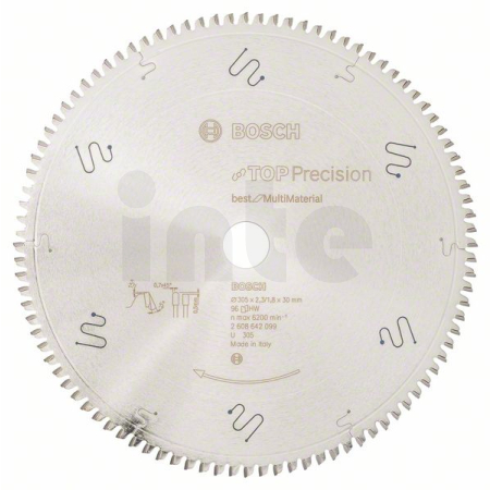 BOSCH Pilový kotouč do okružních pil Top Precision Best for Multi Material 2608642099