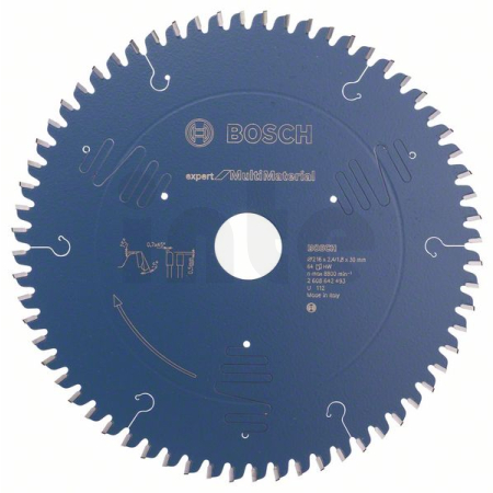 BOSCH Pilový kotouč Expert for Multi Material 2608642493