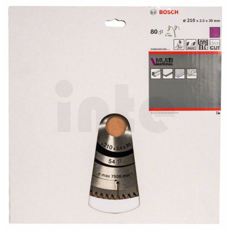 BOSCH Pilový kotouč Multi Material 2608640445