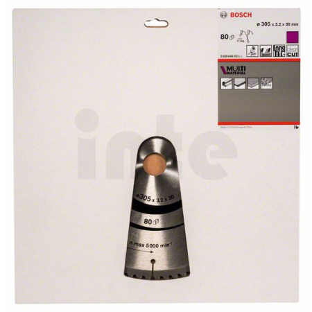 BOSCH Pilový kotouč Multi Material 2608640452