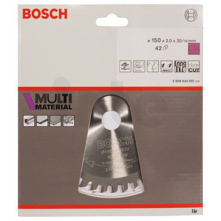 BOSCH Pilový kotouč Multi Material 2608640501