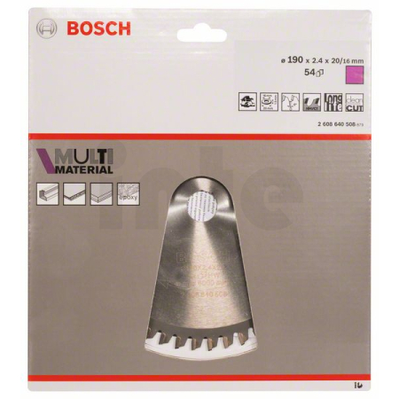 BOSCH Pilový kotouč Multi Material 2608640508