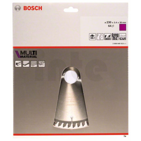 BOSCH Pilový kotouč Multi Material 2608640513