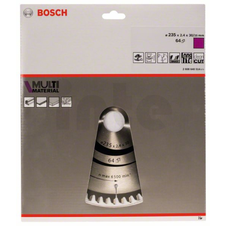 BOSCH Pilový kotouč Multi Material 2608640514