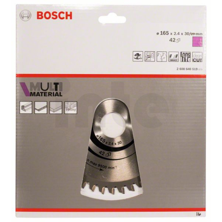 BOSCH Pilový kotouč Multi Material 2608640519