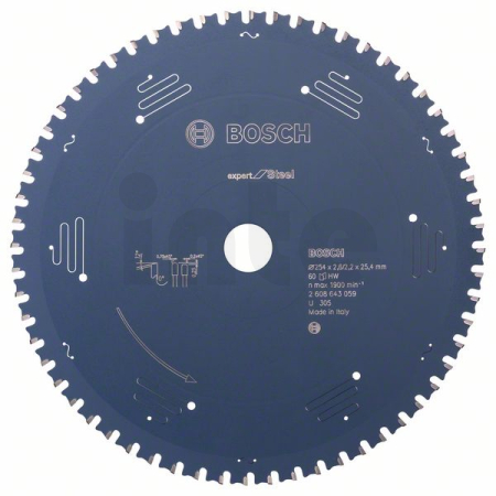 BOSCH Pilový kotouč do okružních pil Expert for Steel 2608643059