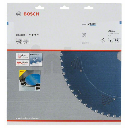 BOSCH Pilový kotouč do okružních pil Expert for Steel 2608643061