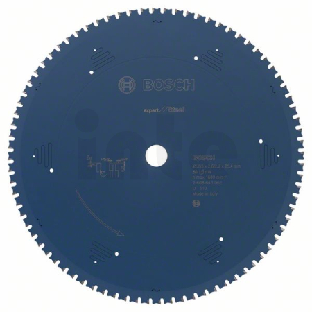 BOSCH Pilový kotouč do okružních pil Expert for Steel 2608643062