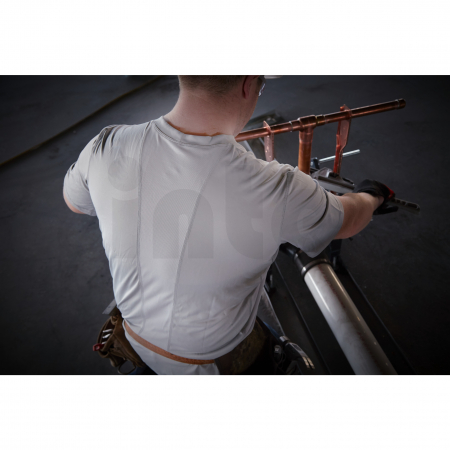 MILWAUKEE WWSSG Lehké univerzální triko s krátkým rukávem WORKSKIN™ - šedé 4933478194