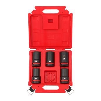 MILWAUKEE Sada 1″ dlouhých průmyslových hlavic 5 ks 4932498752