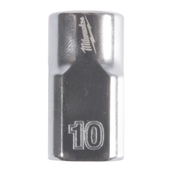 MILWAUKEE ⅜″ nástrčný klíč metrický standardní 12hranný 10 mm 4932498802