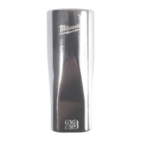 MILWAUKEE 1/2" prodloužená nástrčná hlavice 12-hranná, metrická, 23 mm 4932498844