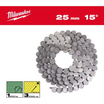MILWAUKEE 15°RH 3,05x25mm/RS/HDG-2160k ks 4932499321
